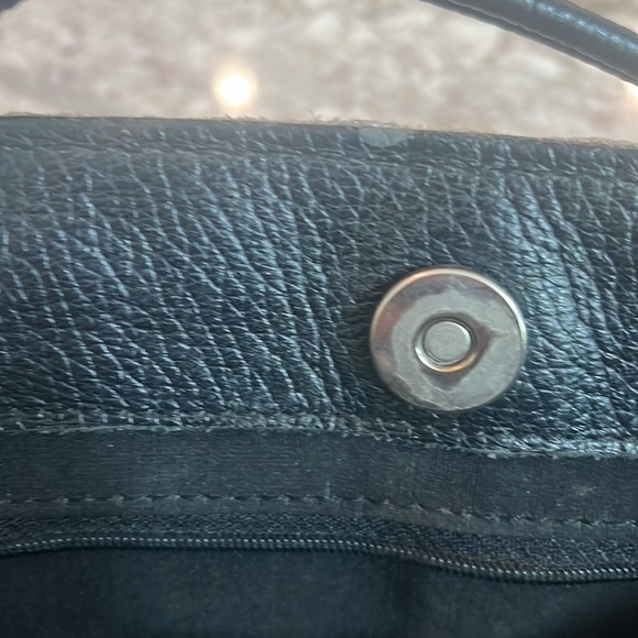 Leather purse with feathers and crystals - Picture 8 of 10